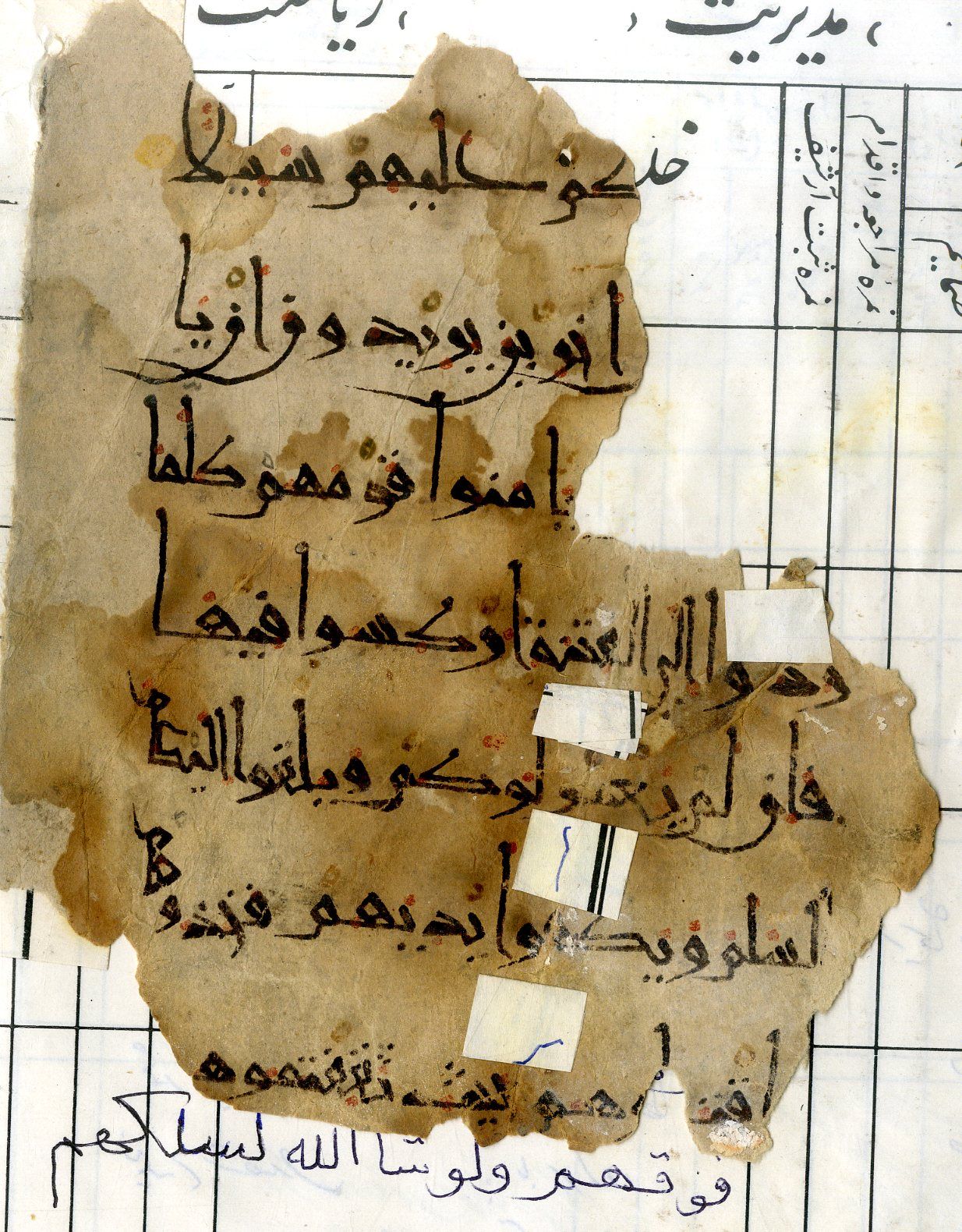 Arabic: Afghanistan National Archives, Firuzkuh 90: Folio (verso)