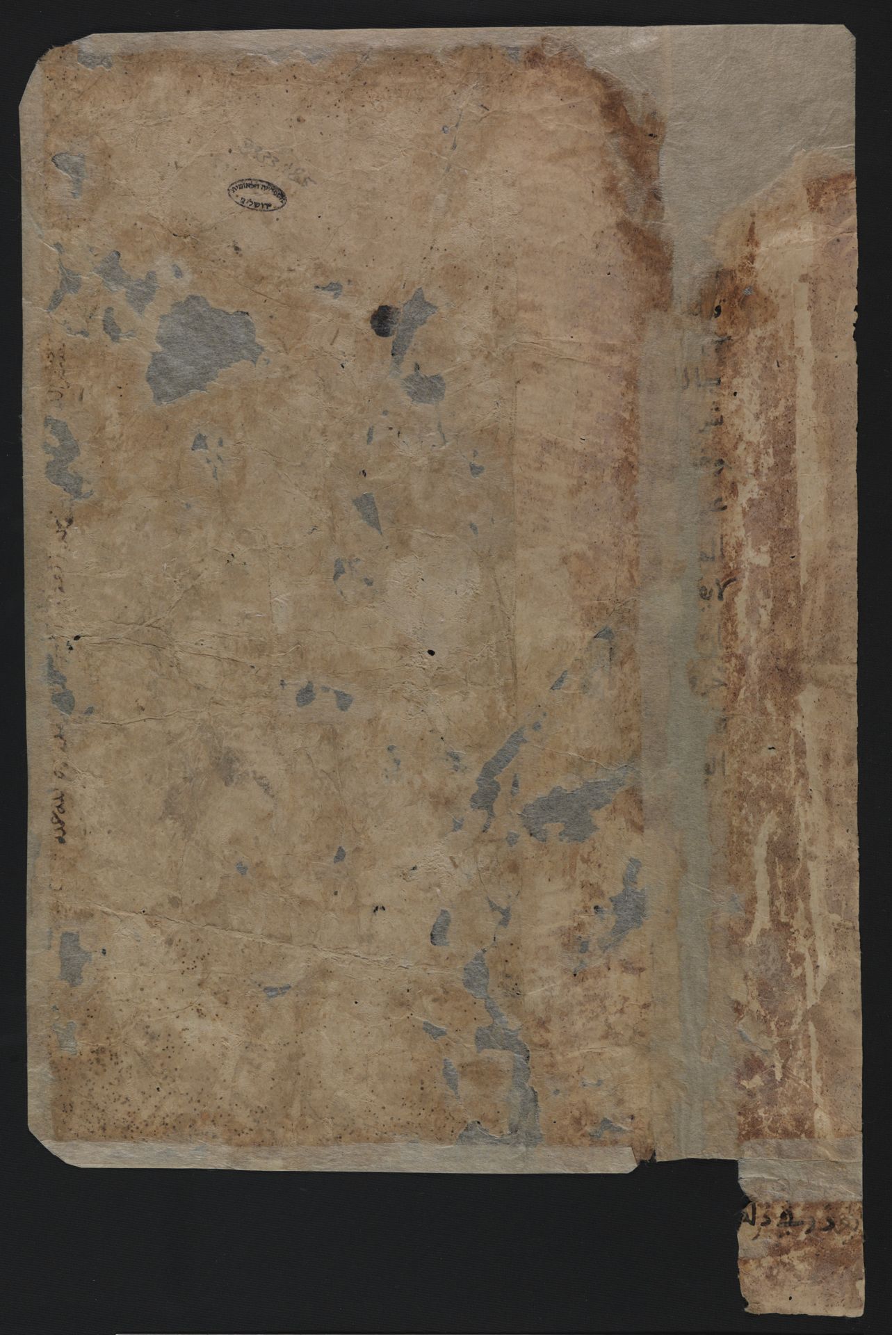 National Library of Israel: Ms.Heb.8333.185: Folio (verso)