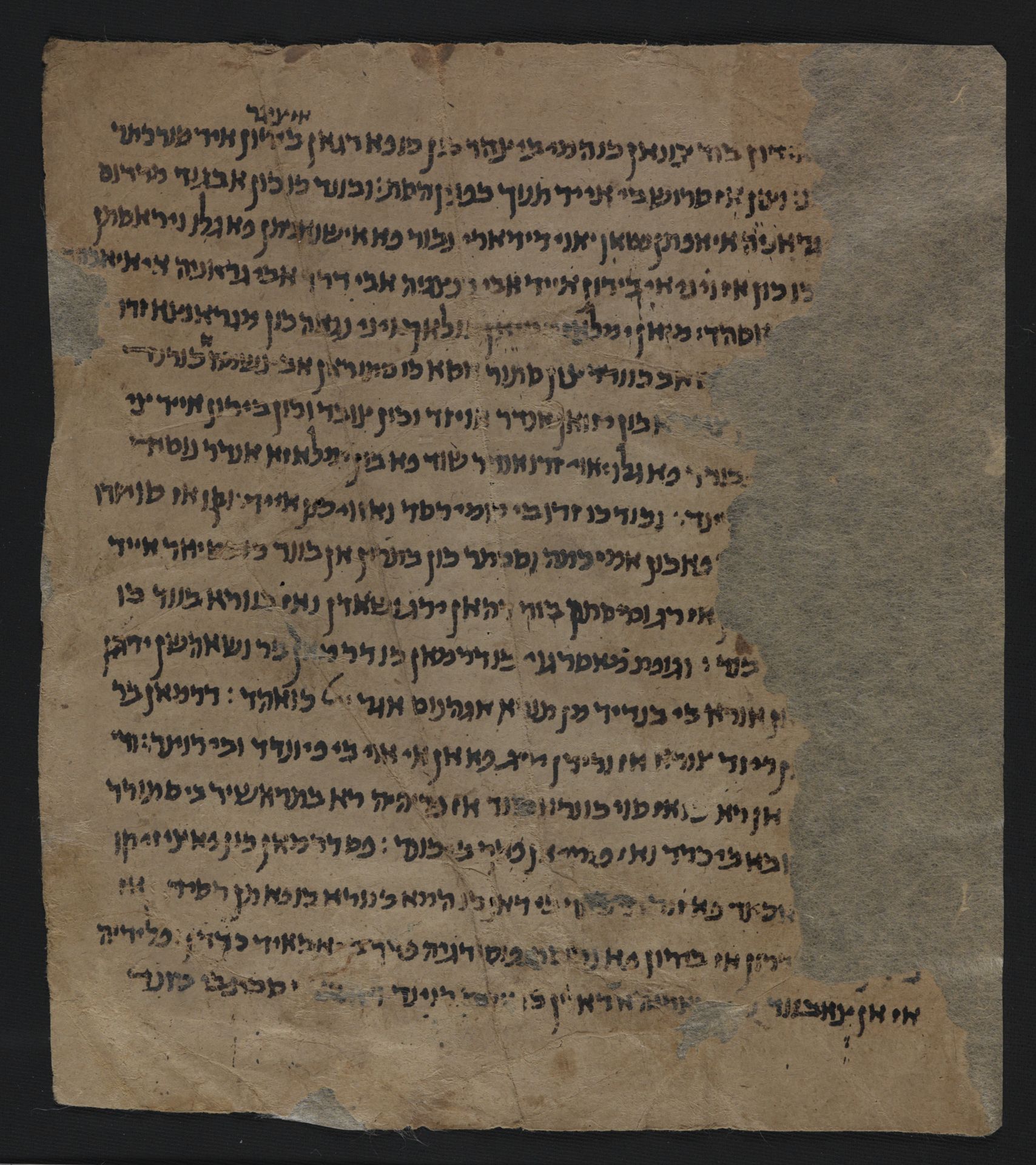 National Library of Israel: Ms.Heb.8333.204: Folio (verso)