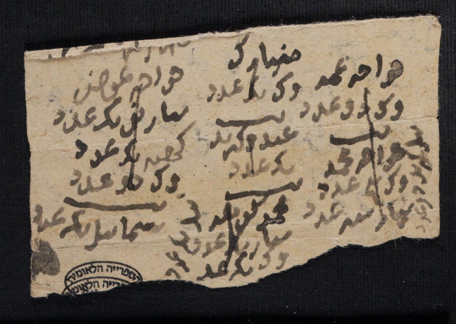 New Persian: National Library of Israel, Ms.Heb.8333.111, verso: Folio (recto)