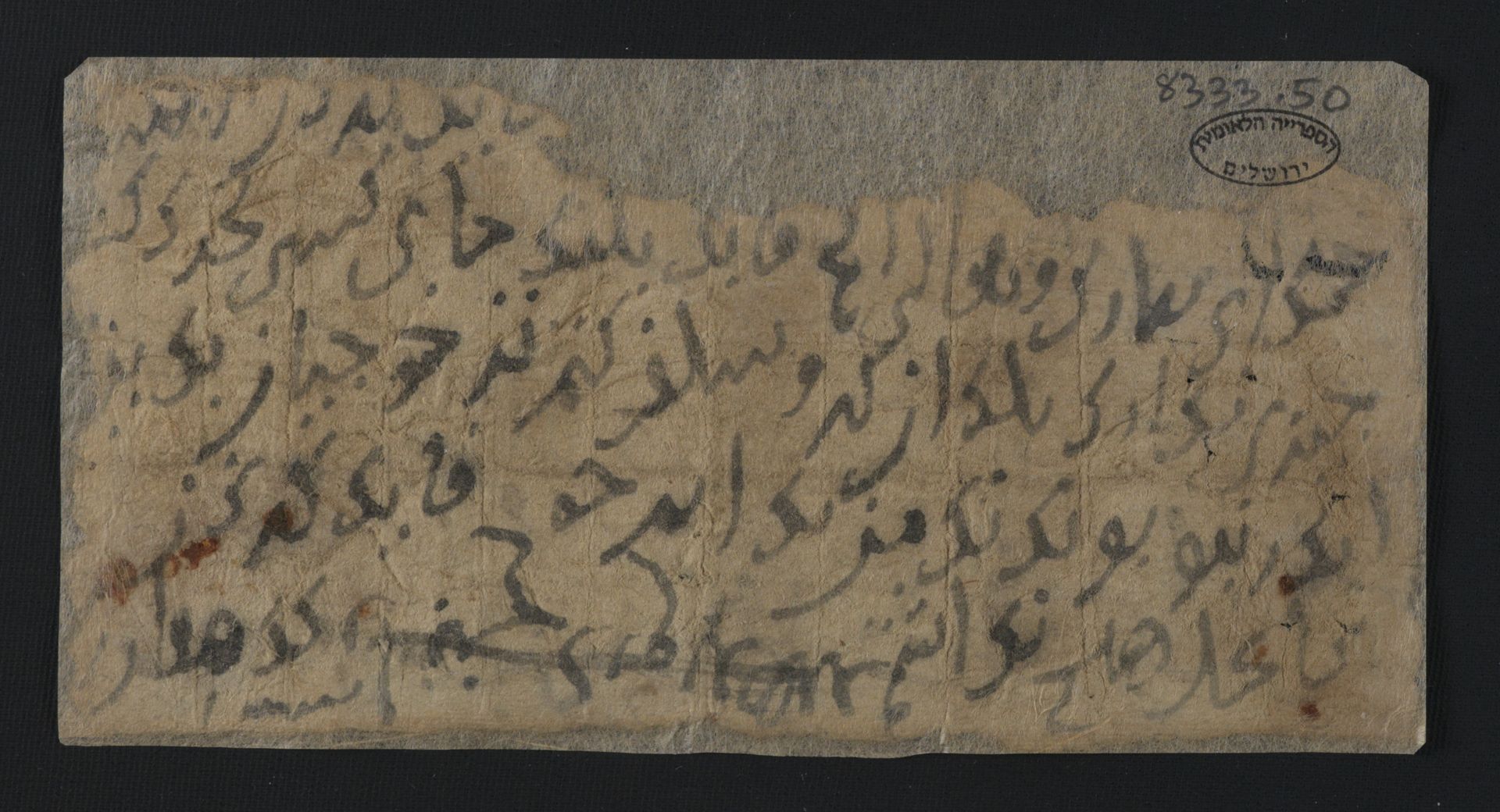 New Persian: National Library of Israel, Ms.Heb.8333.50, recto: Folio (recto)