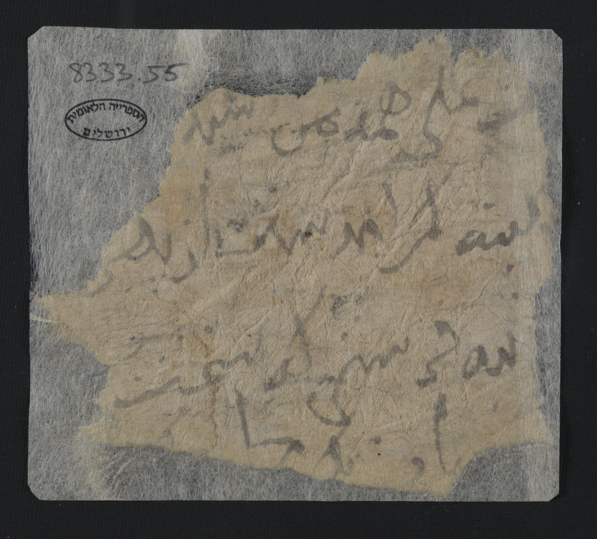 New Persian: National Library of Israel, Ms.Heb.8333.55, recto: Folio (recto)