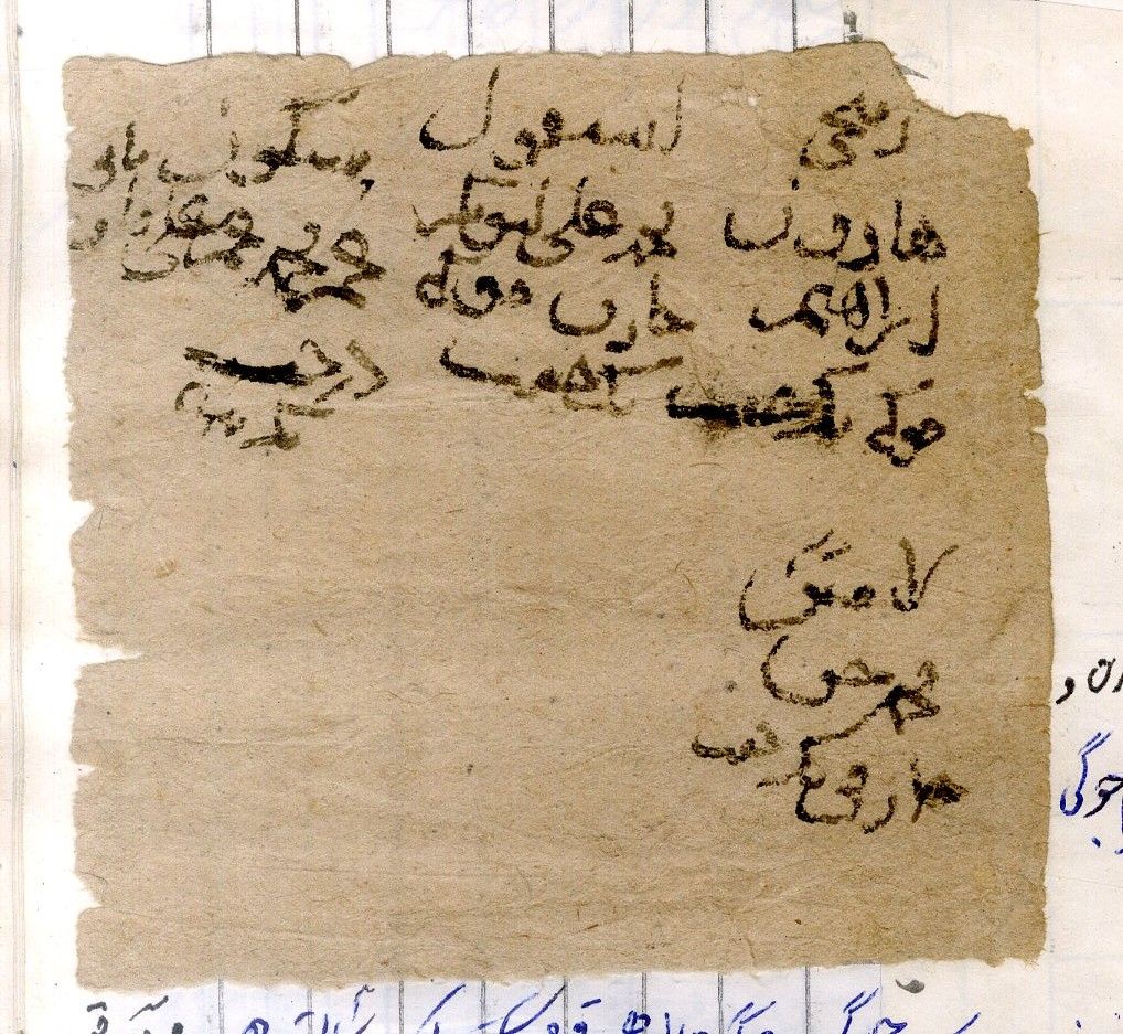 New Persian: Afghanistan National Archives, Firuzkuh 59: Folio (recto)